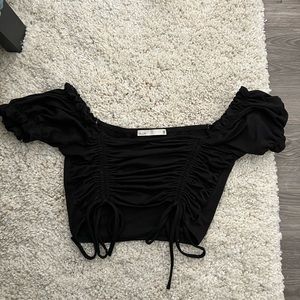 Off the shoulder crop top